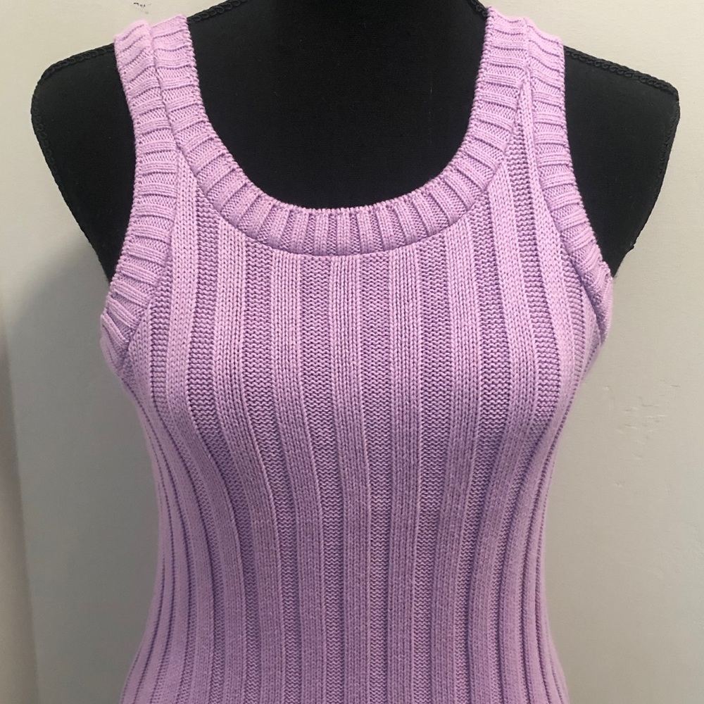 Sweater tank top